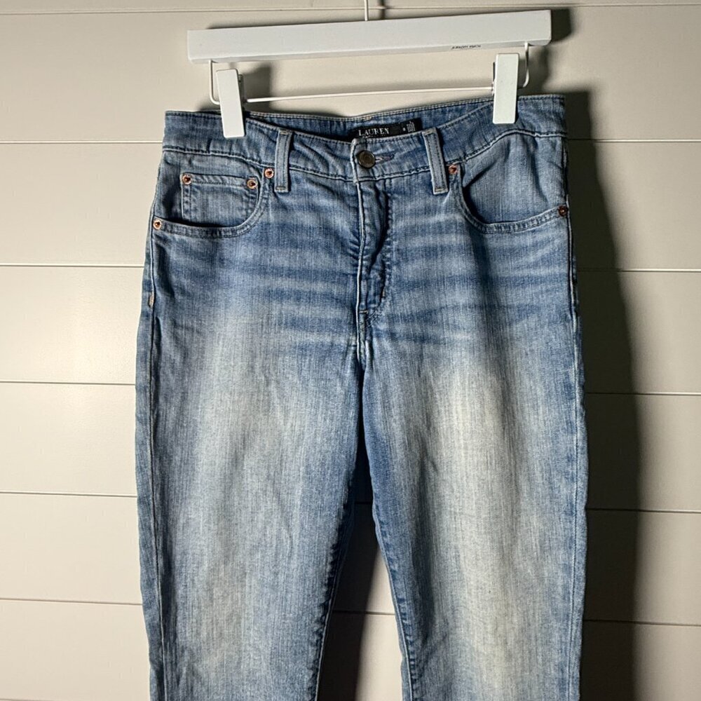 Lauren Ralph Lauren Distressed/Faded Jeans Size 8 - Picture 6 of 8